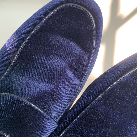 Steve Madden Kaden/Kade01S1 Blue Velvet Mules, 10M - Picture 13 of 14